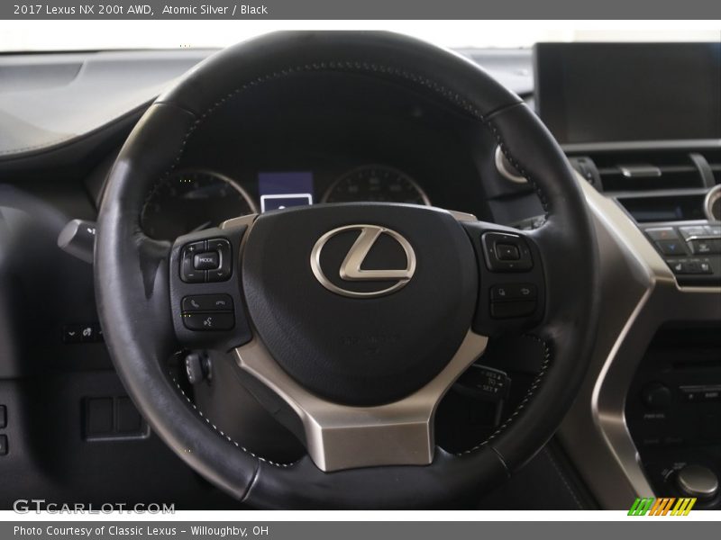 Atomic Silver / Black 2017 Lexus NX 200t AWD