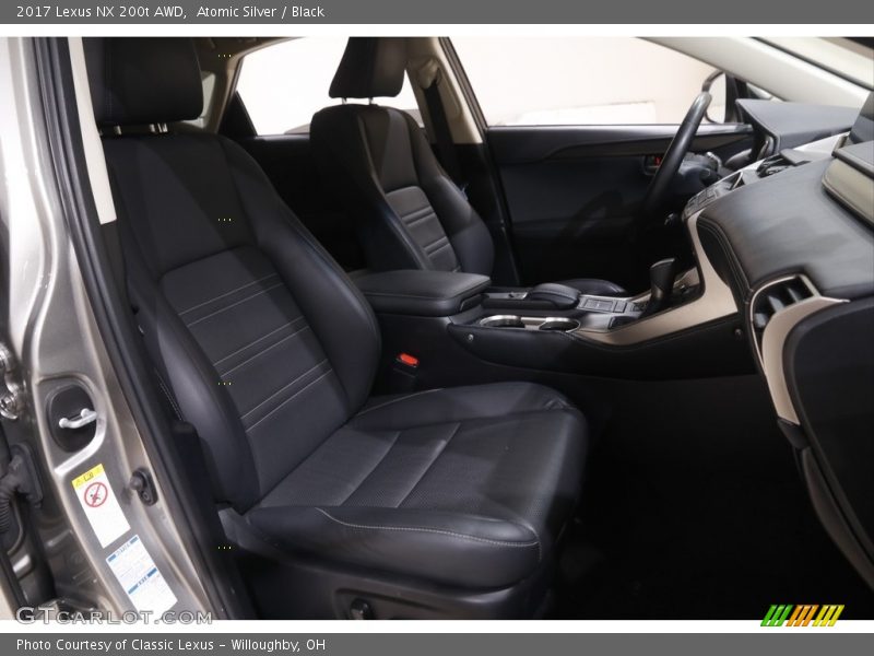 Atomic Silver / Black 2017 Lexus NX 200t AWD