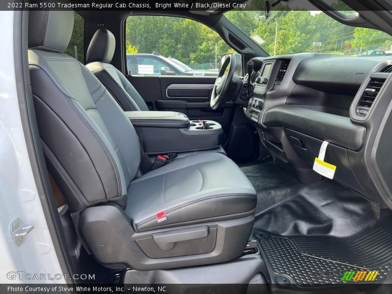 Bright White / Black/Diesel Gray 2022 Ram 5500 Tradesman Regular Cab Chassis
