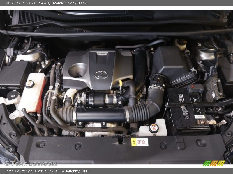 Atomic Silver / Black 2017 Lexus NX 200t AWD