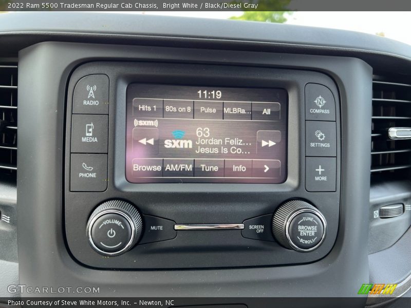 Bright White / Black/Diesel Gray 2022 Ram 5500 Tradesman Regular Cab Chassis