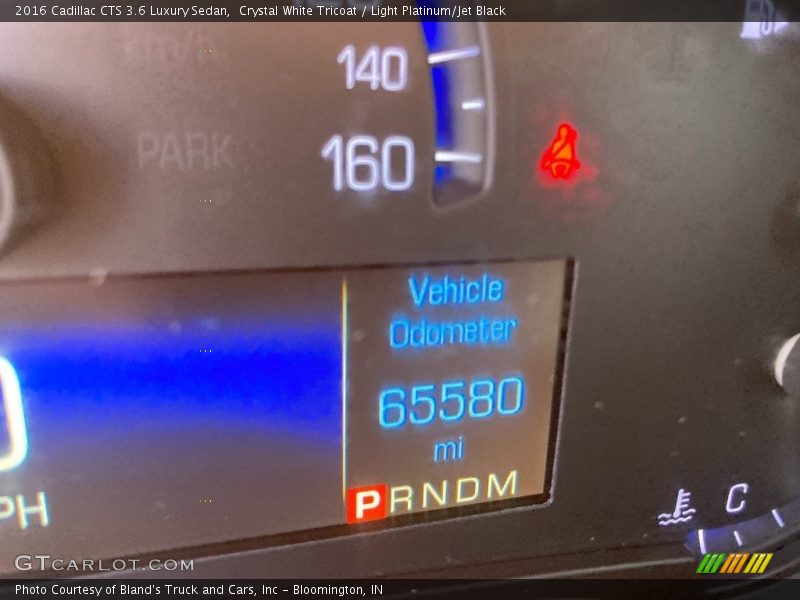 Crystal White Tricoat / Light Platinum/Jet Black 2016 Cadillac CTS 3.6 Luxury Sedan