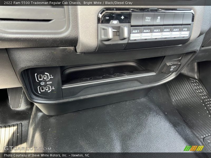 Bright White / Black/Diesel Gray 2022 Ram 5500 Tradesman Regular Cab Chassis