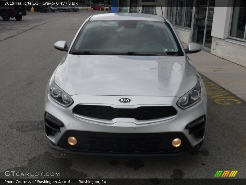 Gravity Grey / Black 2019 Kia Forte LXS