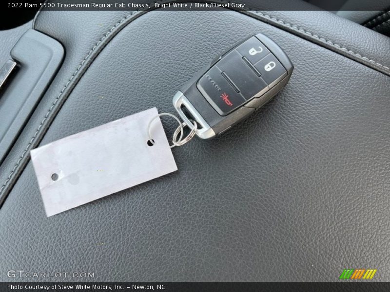 Bright White / Black/Diesel Gray 2022 Ram 5500 Tradesman Regular Cab Chassis