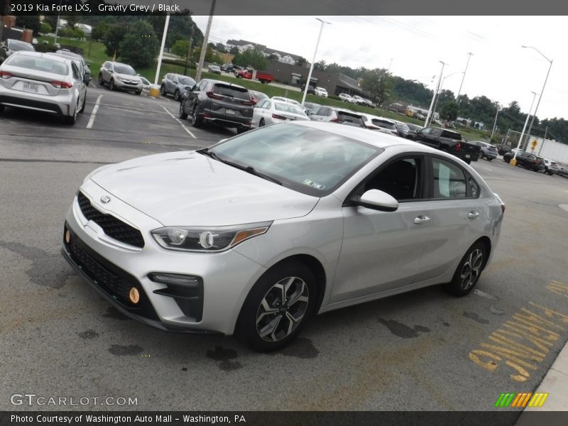 Gravity Grey / Black 2019 Kia Forte LXS