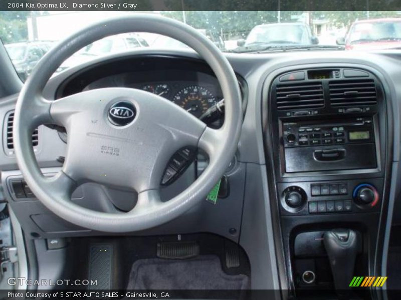 Diamond Silver / Gray 2004 Kia Optima LX