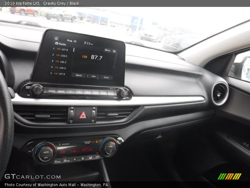 Gravity Grey / Black 2019 Kia Forte LXS