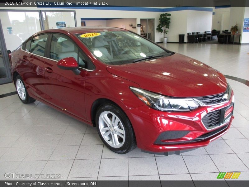 Cajun Red Tintcoat / Jet Black 2018 Chevrolet Cruze LT