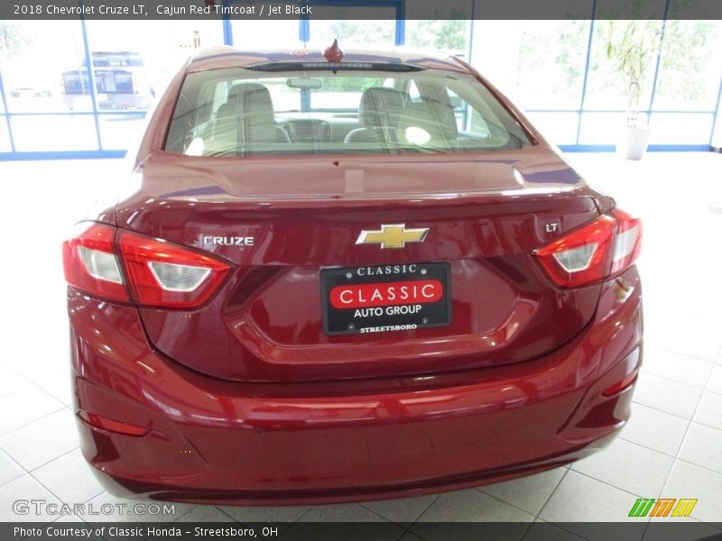 Cajun Red Tintcoat / Jet Black 2018 Chevrolet Cruze LT