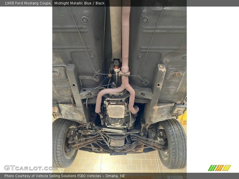 Midnight Metallic Blue / Black 1968 Ford Mustang Coupe
