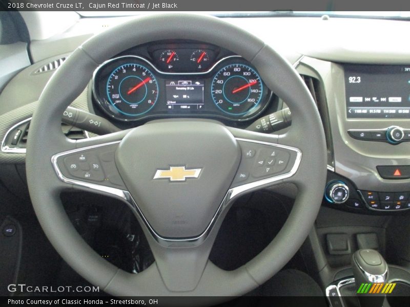 Cajun Red Tintcoat / Jet Black 2018 Chevrolet Cruze LT