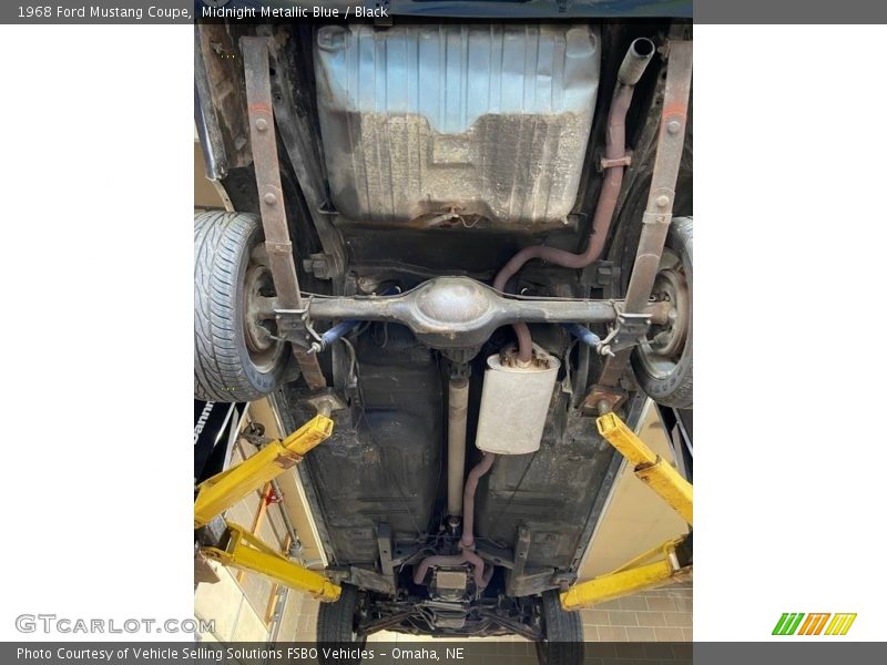 Midnight Metallic Blue / Black 1968 Ford Mustang Coupe
