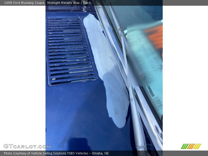 Midnight Metallic Blue / Black 1968 Ford Mustang Coupe