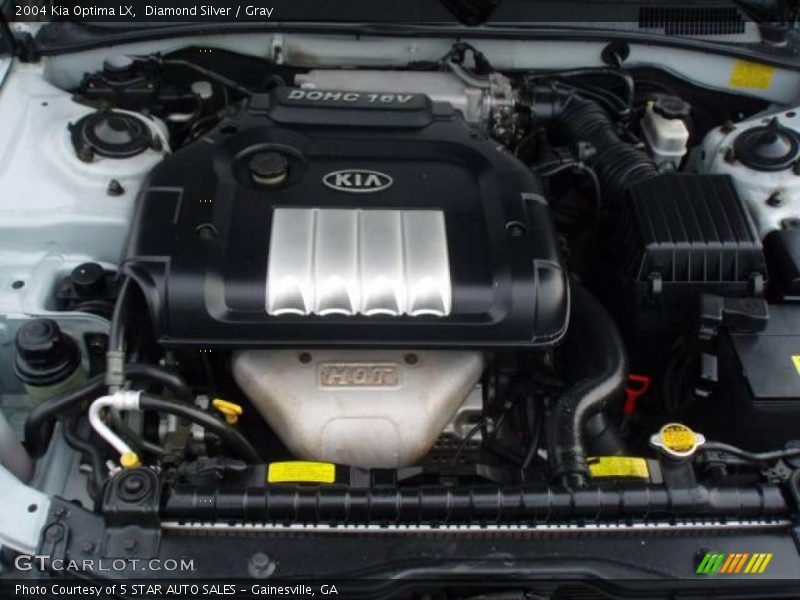 Diamond Silver / Gray 2004 Kia Optima LX