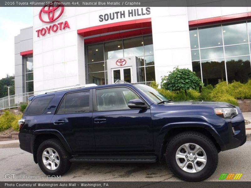 Nautical Blue Metallic / Graphite 2016 Toyota 4Runner SR5 Premium 4x4