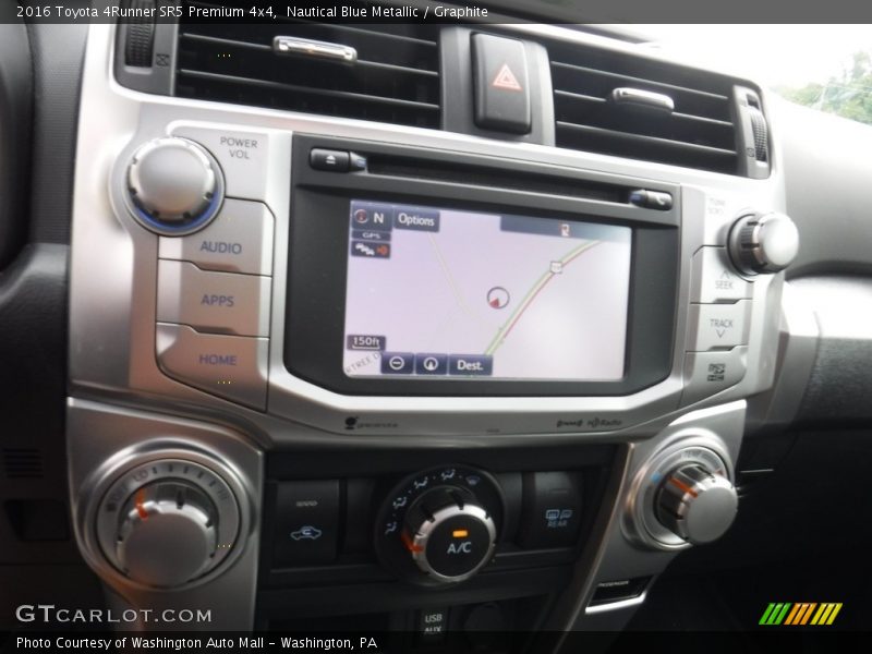 Nautical Blue Metallic / Graphite 2016 Toyota 4Runner SR5 Premium 4x4