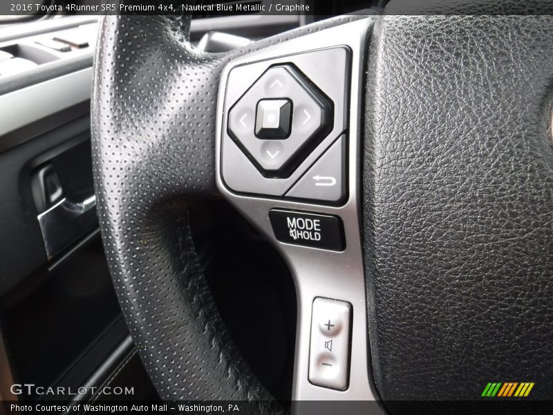 Nautical Blue Metallic / Graphite 2016 Toyota 4Runner SR5 Premium 4x4