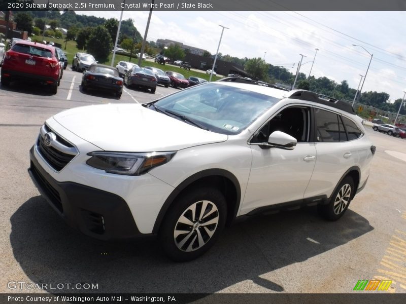 Crystal White Pearl / Slate Black 2020 Subaru Outback 2.5i Premium