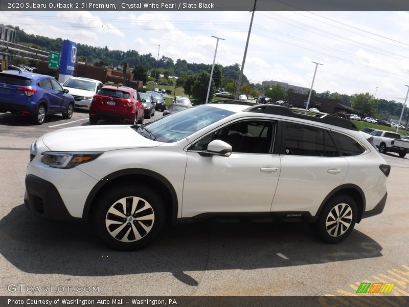 Crystal White Pearl / Slate Black 2020 Subaru Outback 2.5i Premium