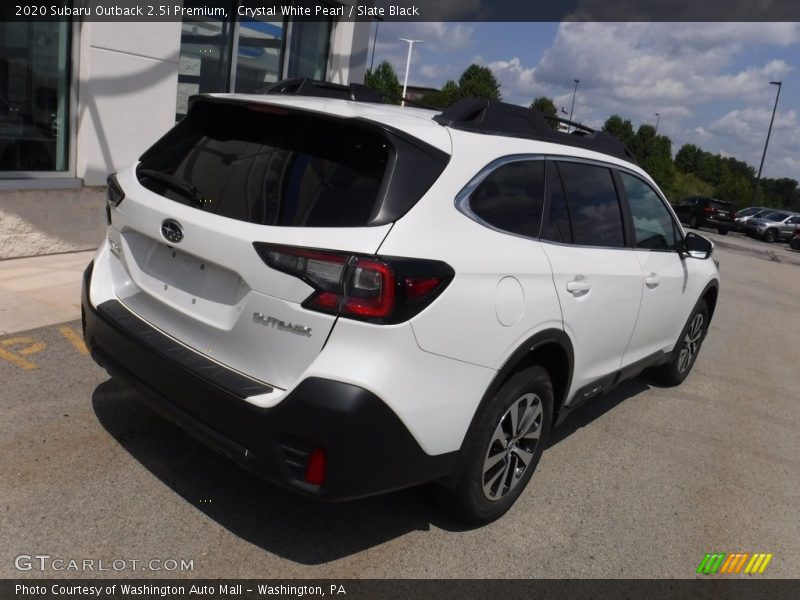 Crystal White Pearl / Slate Black 2020 Subaru Outback 2.5i Premium