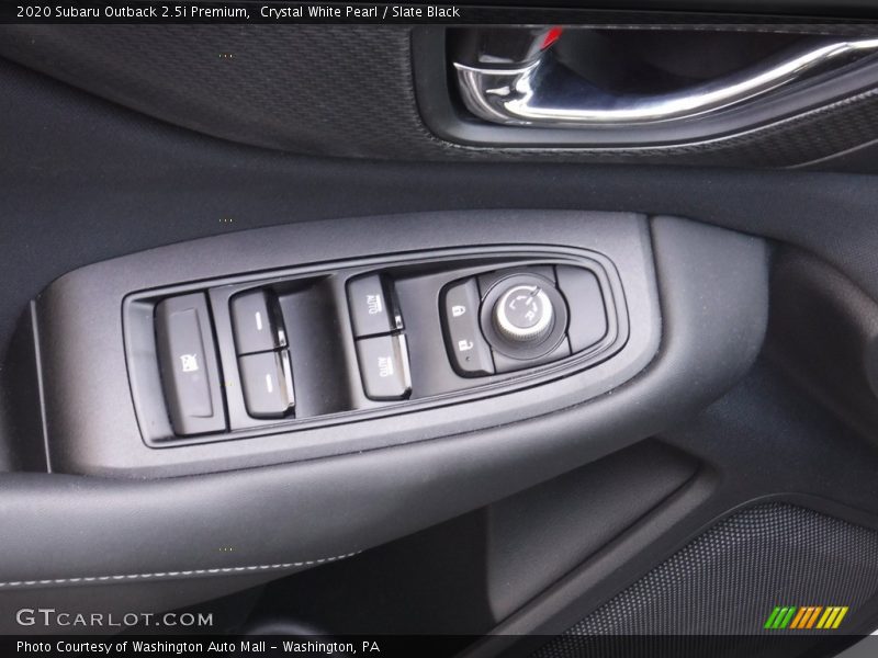 Crystal White Pearl / Slate Black 2020 Subaru Outback 2.5i Premium
