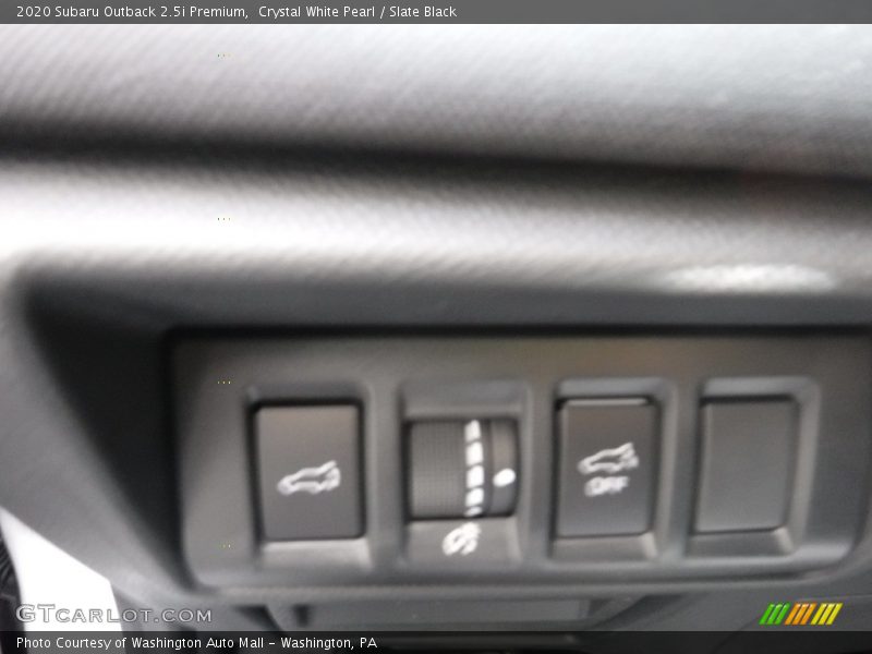 Crystal White Pearl / Slate Black 2020 Subaru Outback 2.5i Premium