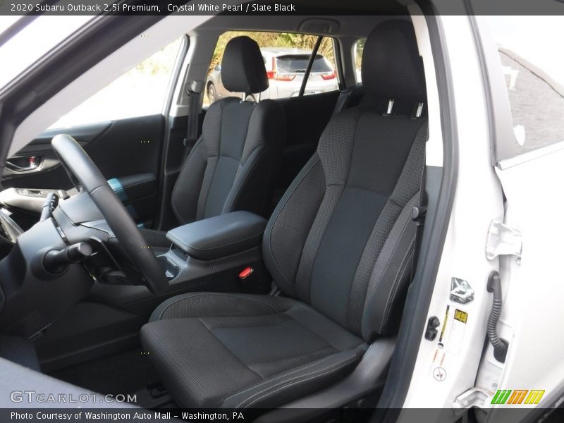 Crystal White Pearl / Slate Black 2020 Subaru Outback 2.5i Premium