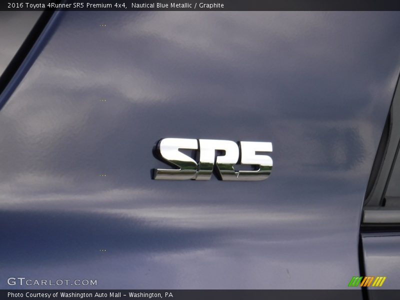 Nautical Blue Metallic / Graphite 2016 Toyota 4Runner SR5 Premium 4x4