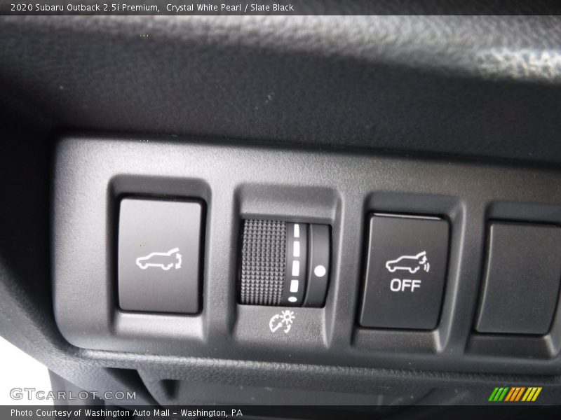 Crystal White Pearl / Slate Black 2020 Subaru Outback 2.5i Premium