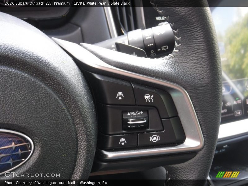 Crystal White Pearl / Slate Black 2020 Subaru Outback 2.5i Premium