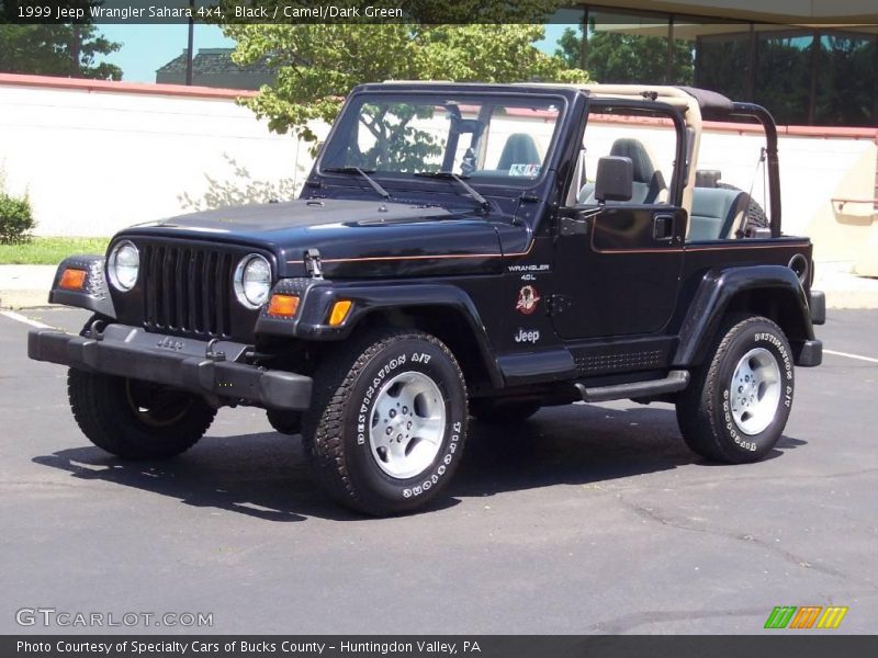 Black / Camel/Dark Green 1999 Jeep Wrangler Sahara 4x4