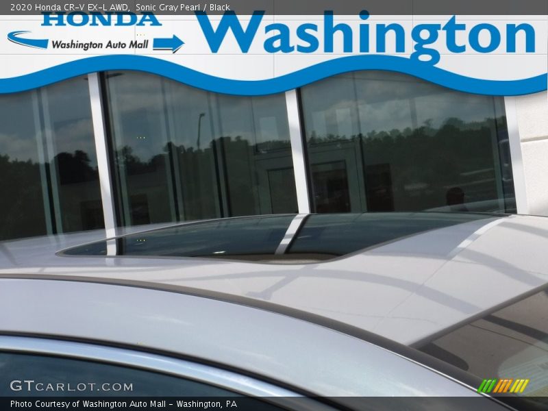 Sonic Gray Pearl / Black 2020 Honda CR-V EX-L AWD