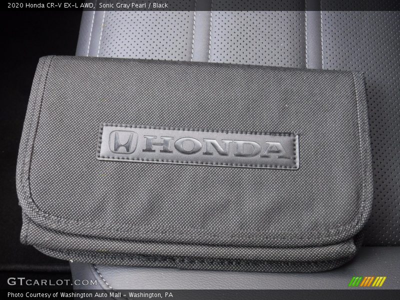 Sonic Gray Pearl / Black 2020 Honda CR-V EX-L AWD