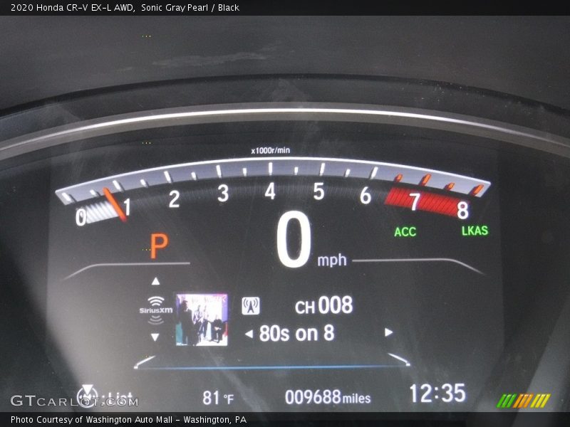 Sonic Gray Pearl / Black 2020 Honda CR-V EX-L AWD