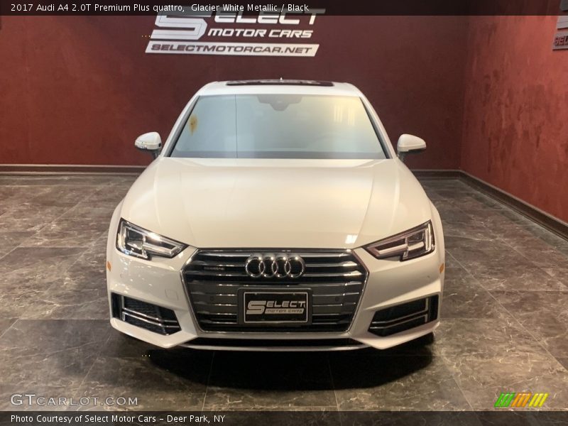 Glacier White Metallic / Black 2017 Audi A4 2.0T Premium Plus quattro