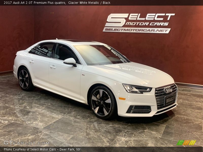 Glacier White Metallic / Black 2017 Audi A4 2.0T Premium Plus quattro