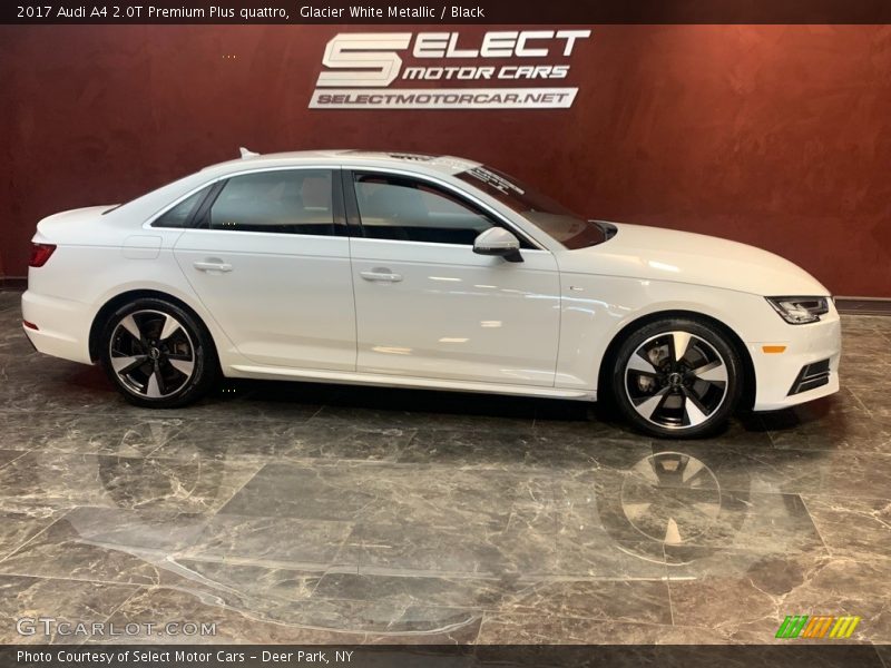 Glacier White Metallic / Black 2017 Audi A4 2.0T Premium Plus quattro