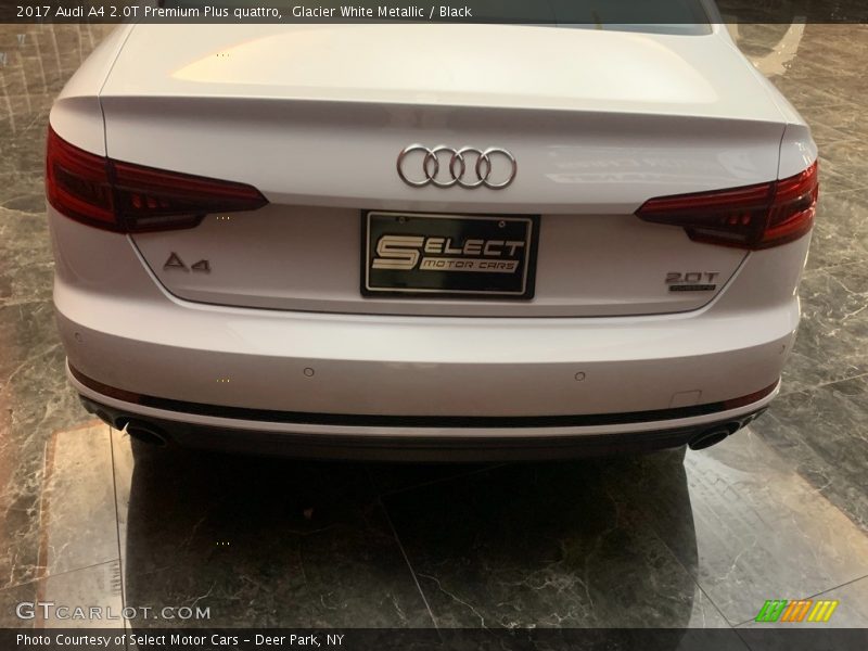 Glacier White Metallic / Black 2017 Audi A4 2.0T Premium Plus quattro