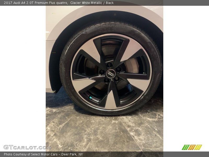 Glacier White Metallic / Black 2017 Audi A4 2.0T Premium Plus quattro