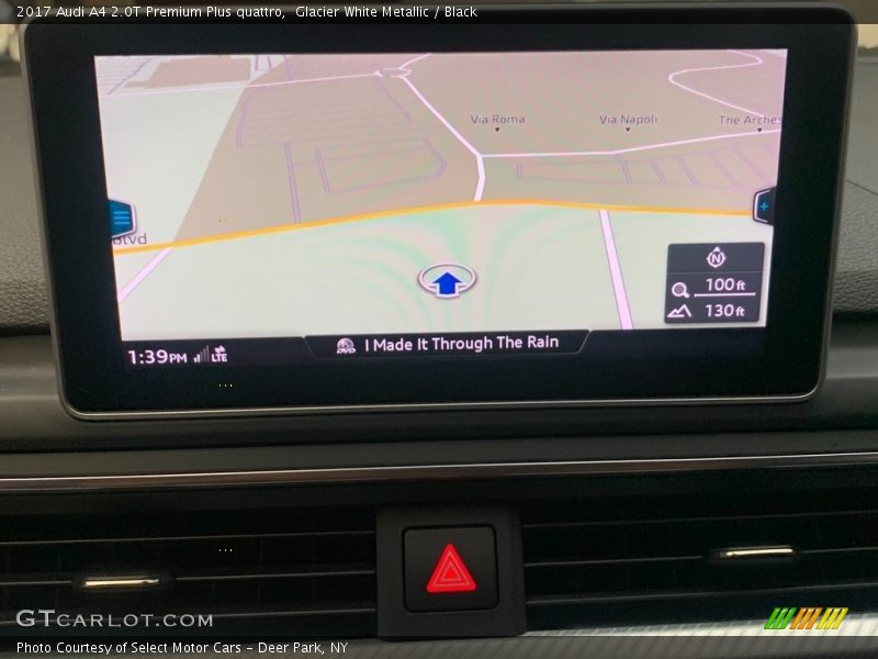 Glacier White Metallic / Black 2017 Audi A4 2.0T Premium Plus quattro