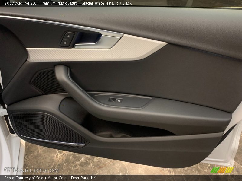 Glacier White Metallic / Black 2017 Audi A4 2.0T Premium Plus quattro