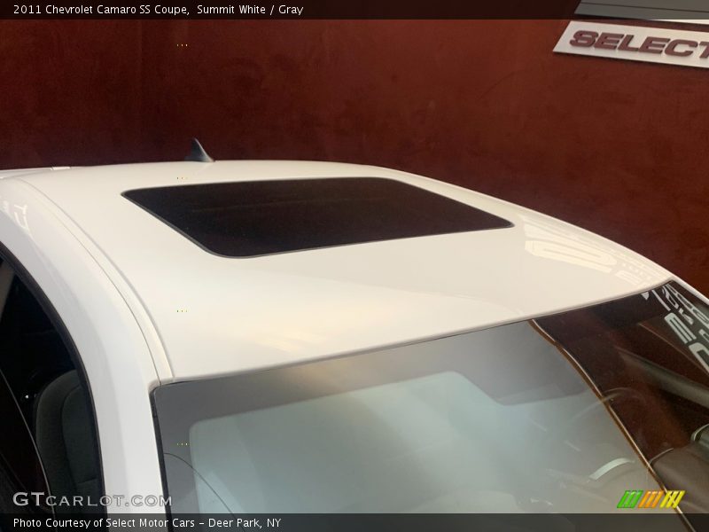 Summit White / Gray 2011 Chevrolet Camaro SS Coupe