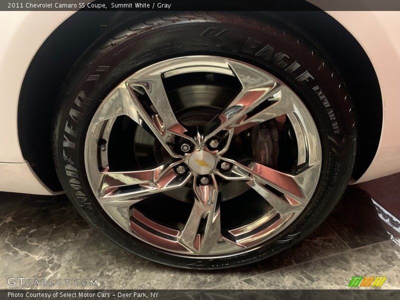 Summit White / Gray 2011 Chevrolet Camaro SS Coupe