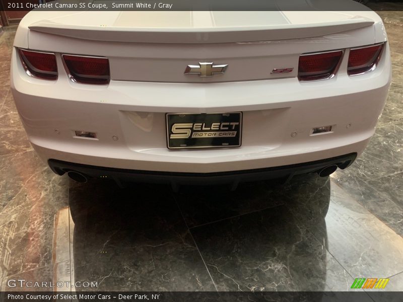 Summit White / Gray 2011 Chevrolet Camaro SS Coupe