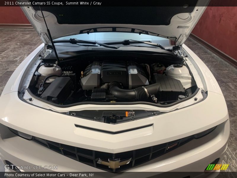 Summit White / Gray 2011 Chevrolet Camaro SS Coupe