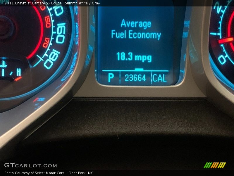 Summit White / Gray 2011 Chevrolet Camaro SS Coupe