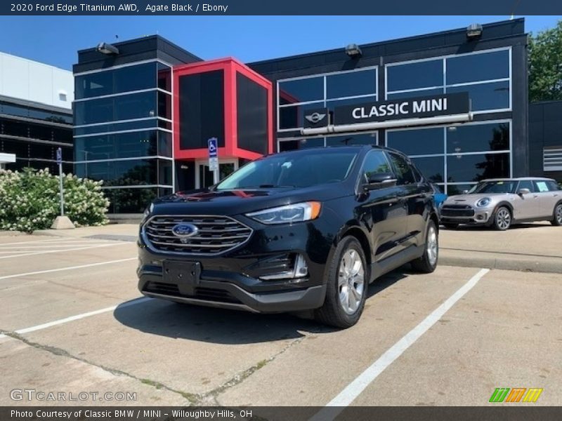 Agate Black / Ebony 2020 Ford Edge Titanium AWD