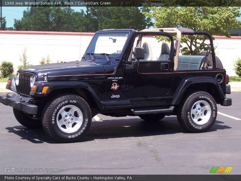 Black / Camel/Dark Green 1999 Jeep Wrangler Sahara 4x4