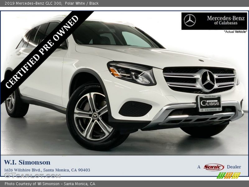 Polar White / Black 2019 Mercedes-Benz GLC 300